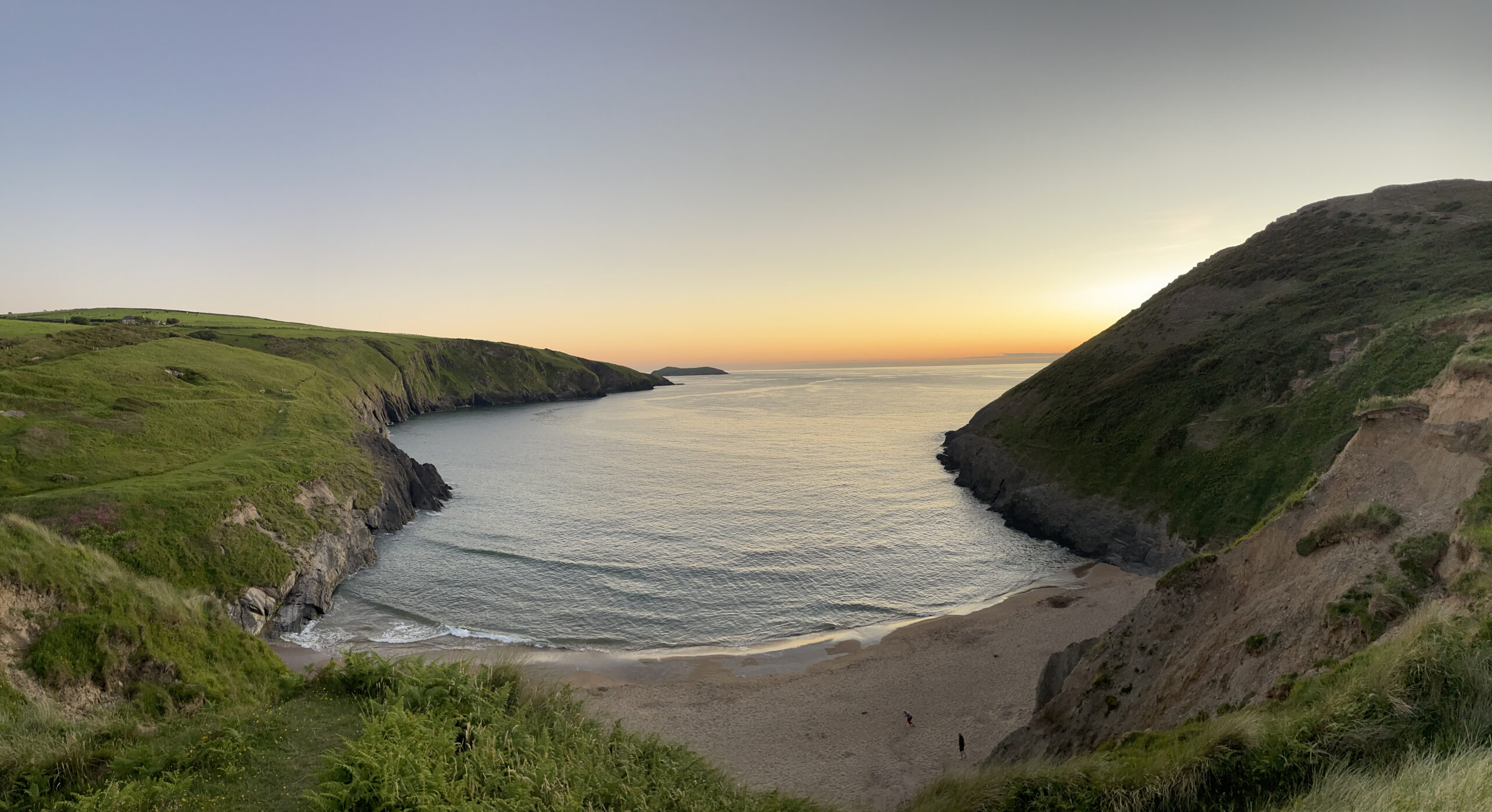 Sunset at Mwnt
